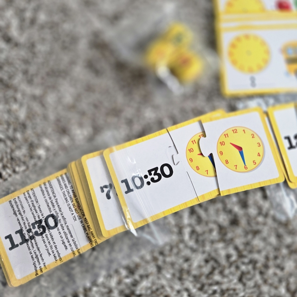 Learning Resources Time Activity Set - Yellow - Picture 8 of 10